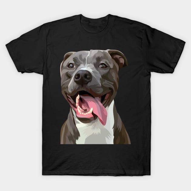 FUNNY PITBULL DOG LOVERS GIFT T-Shirt by AlexDesigner89